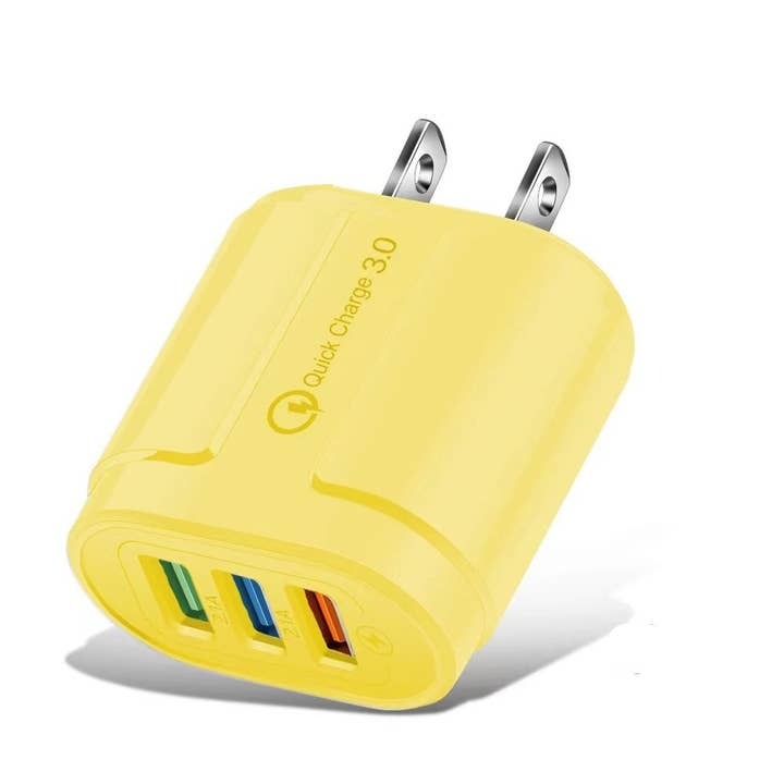 3 Port Wall Charging Adapter
