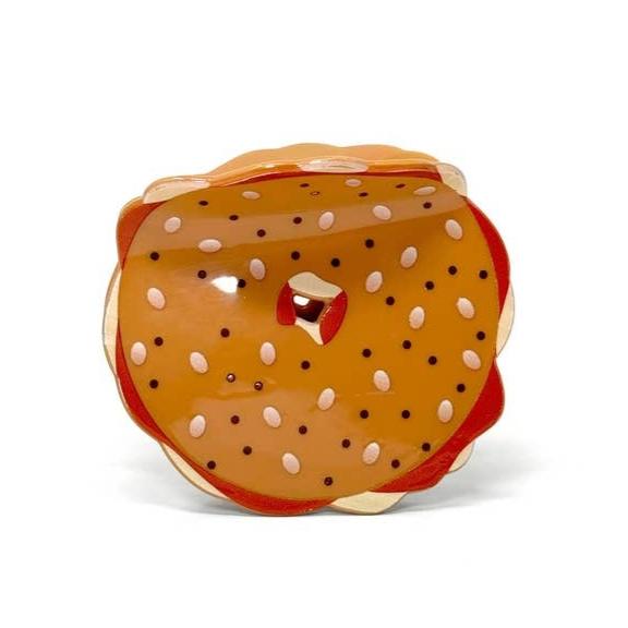 Bagel Lox Hair Clip