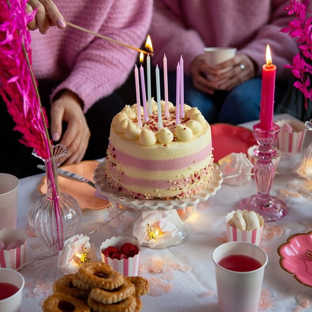 Tall Pastel Birthday Candles