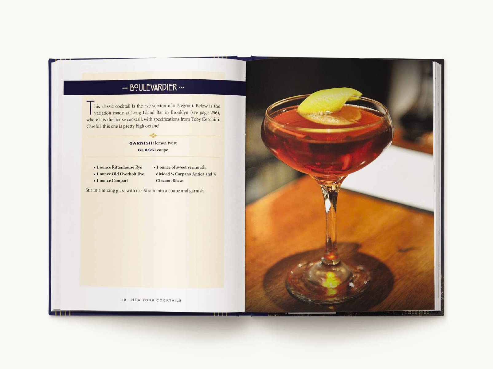 New York Cocktails Book
