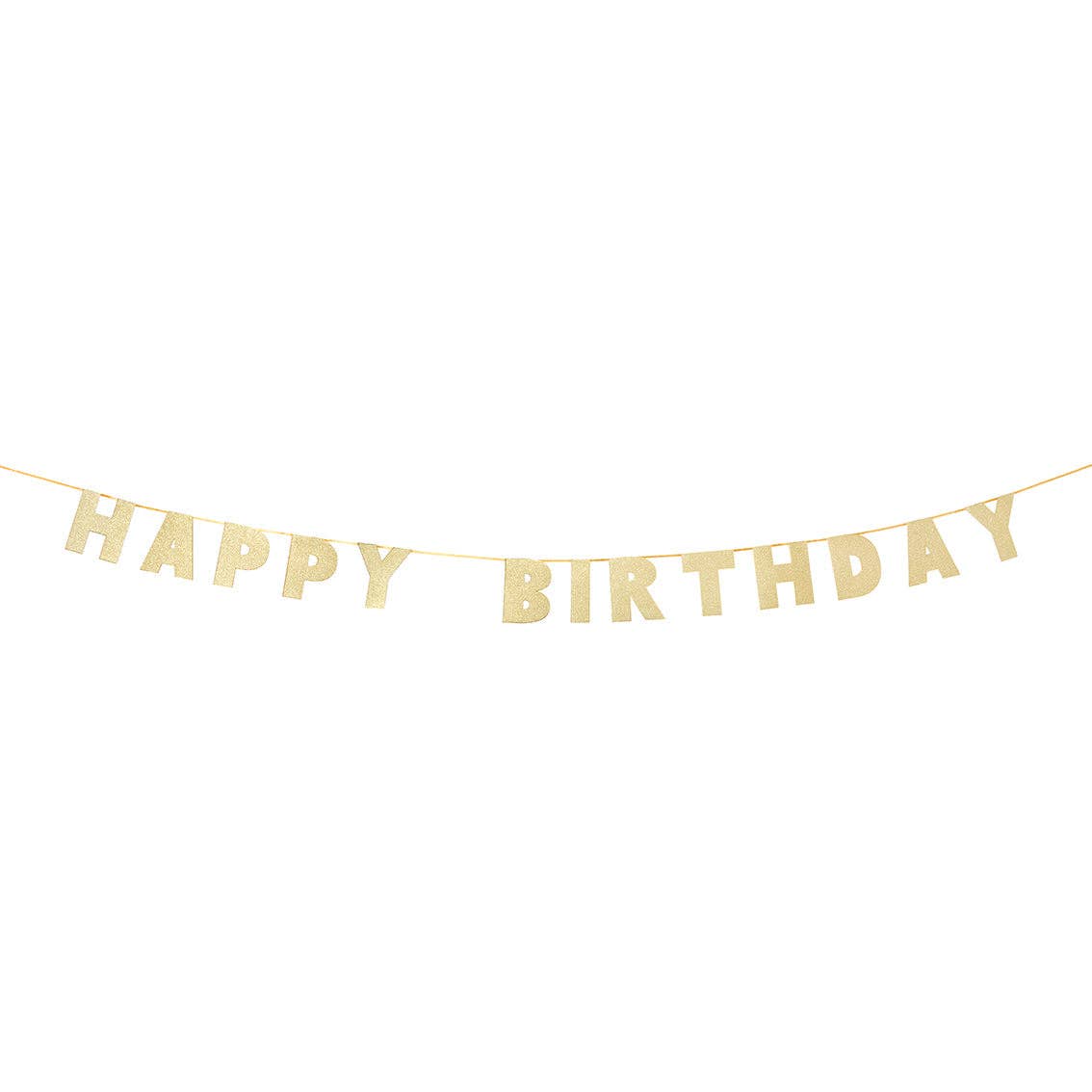 Gold Birthday Garland