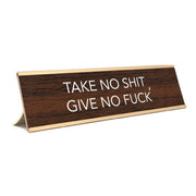 Take No S##T Nameplate