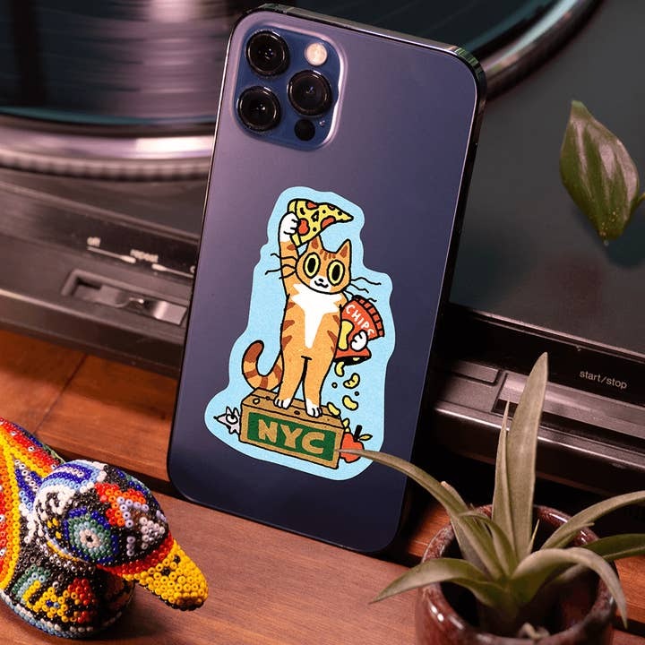 Art Sticker NYC Kitty