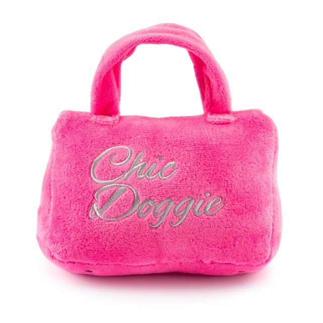 Barkin Pink Bag Dog Toy Small
