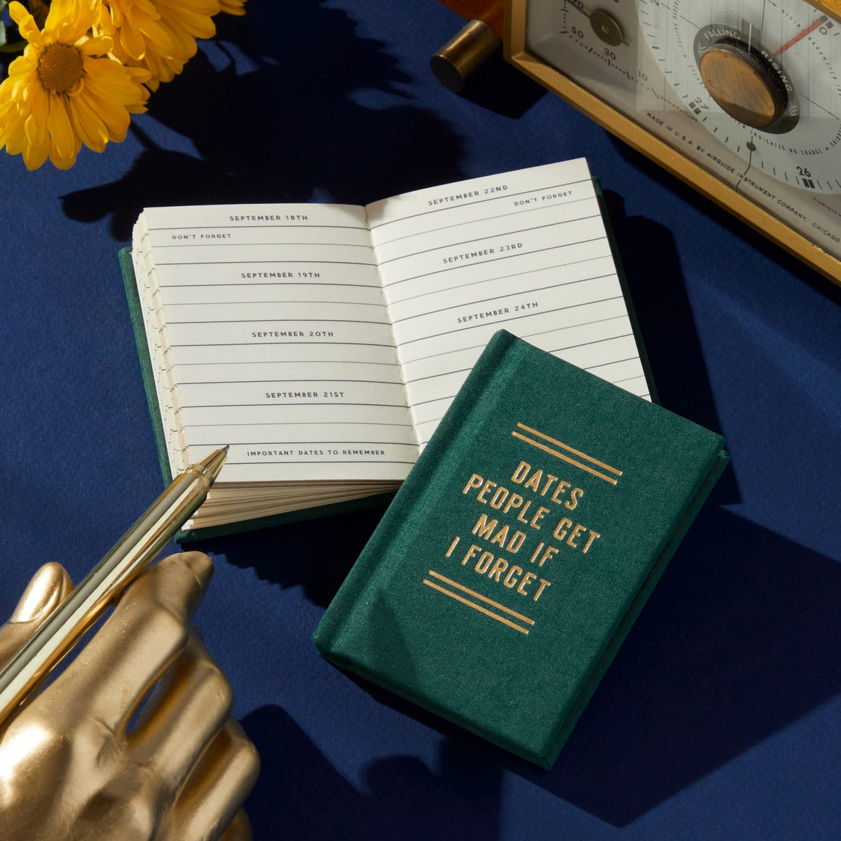 Dates People Get Mad If I Forget Mini Journal