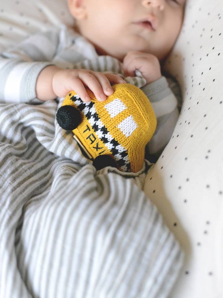 Taxi Rattle Baby Toy