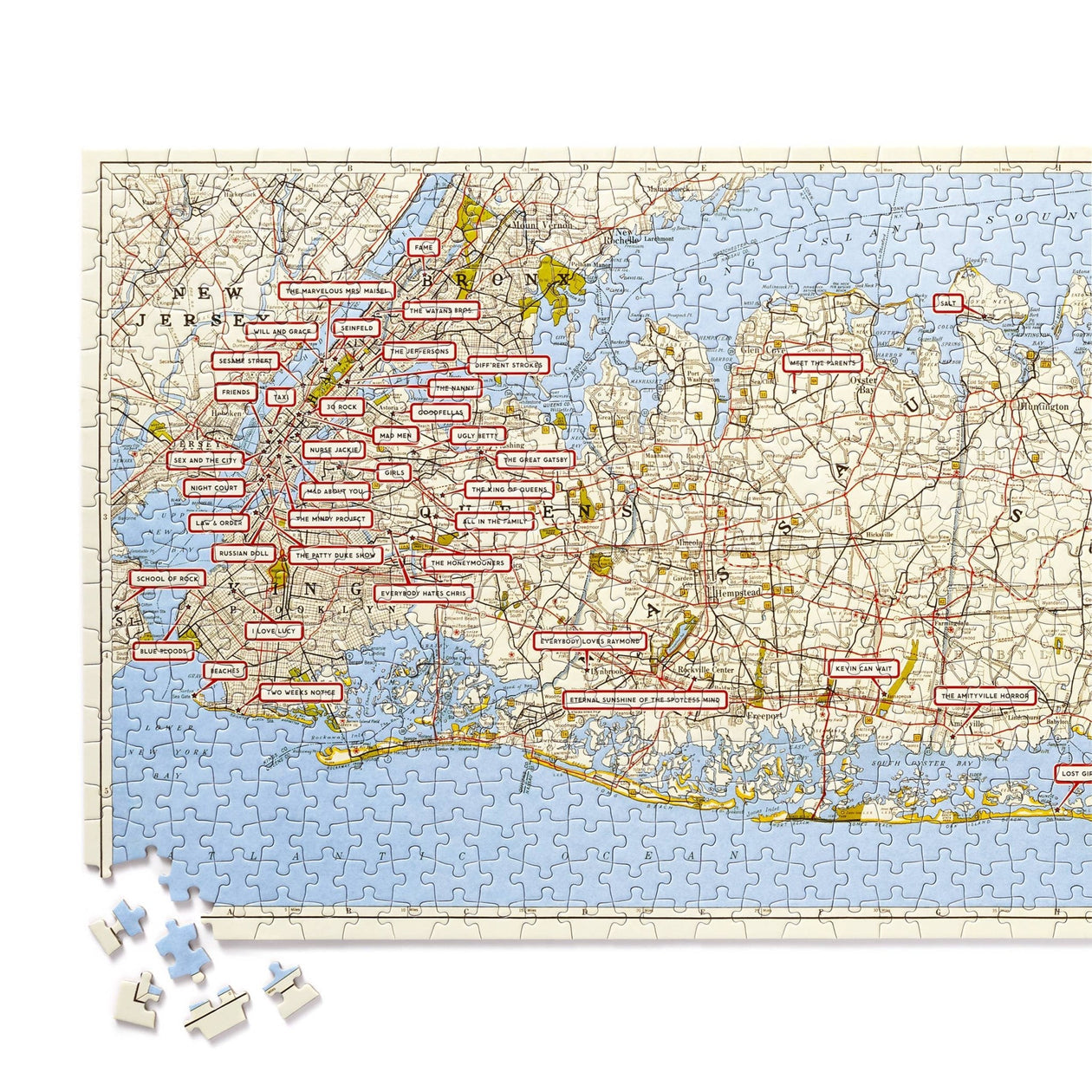 Map Of New York Puzzle
