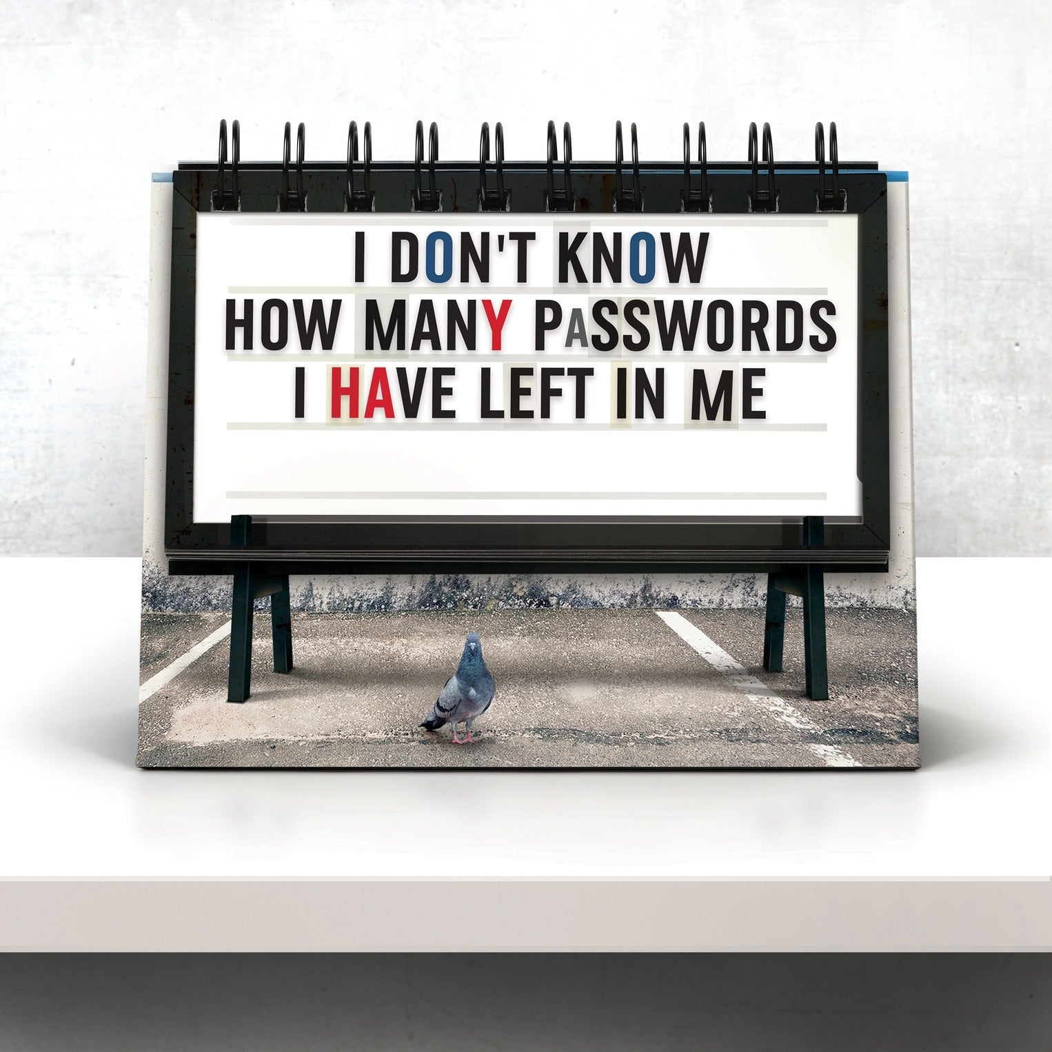 The Daily Marquee Desk Sign