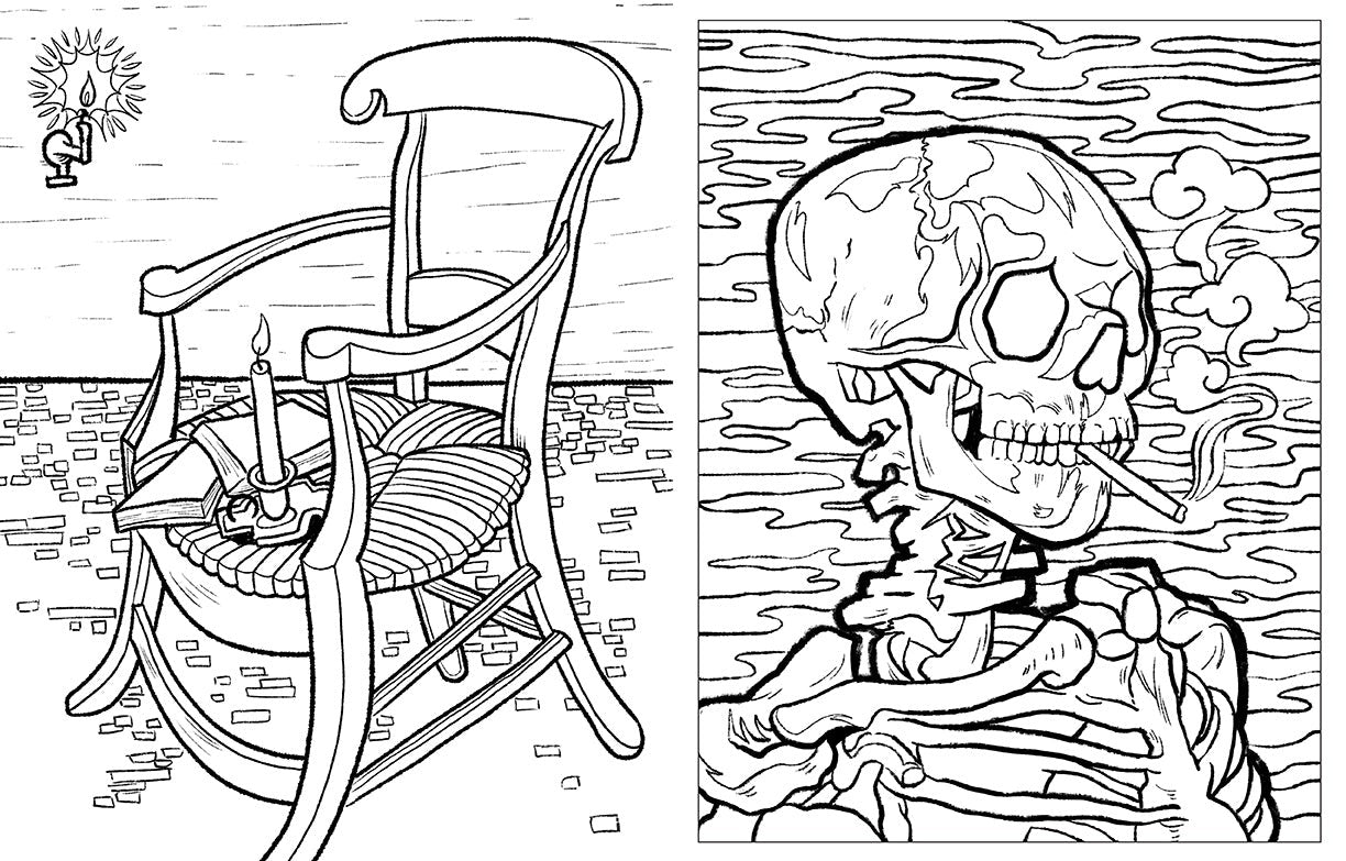 Van Gogh Coloring Book