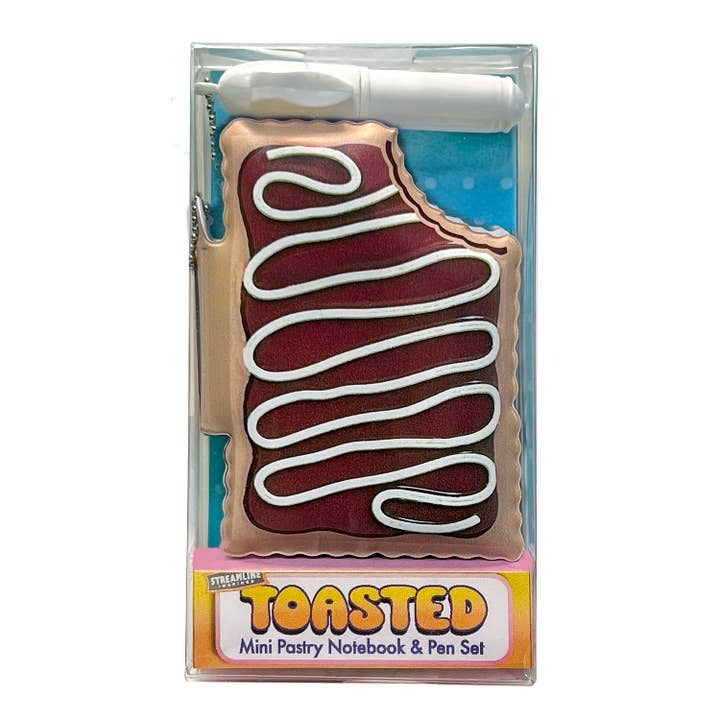 Toastie Pastry Mini Notebook Pen Set