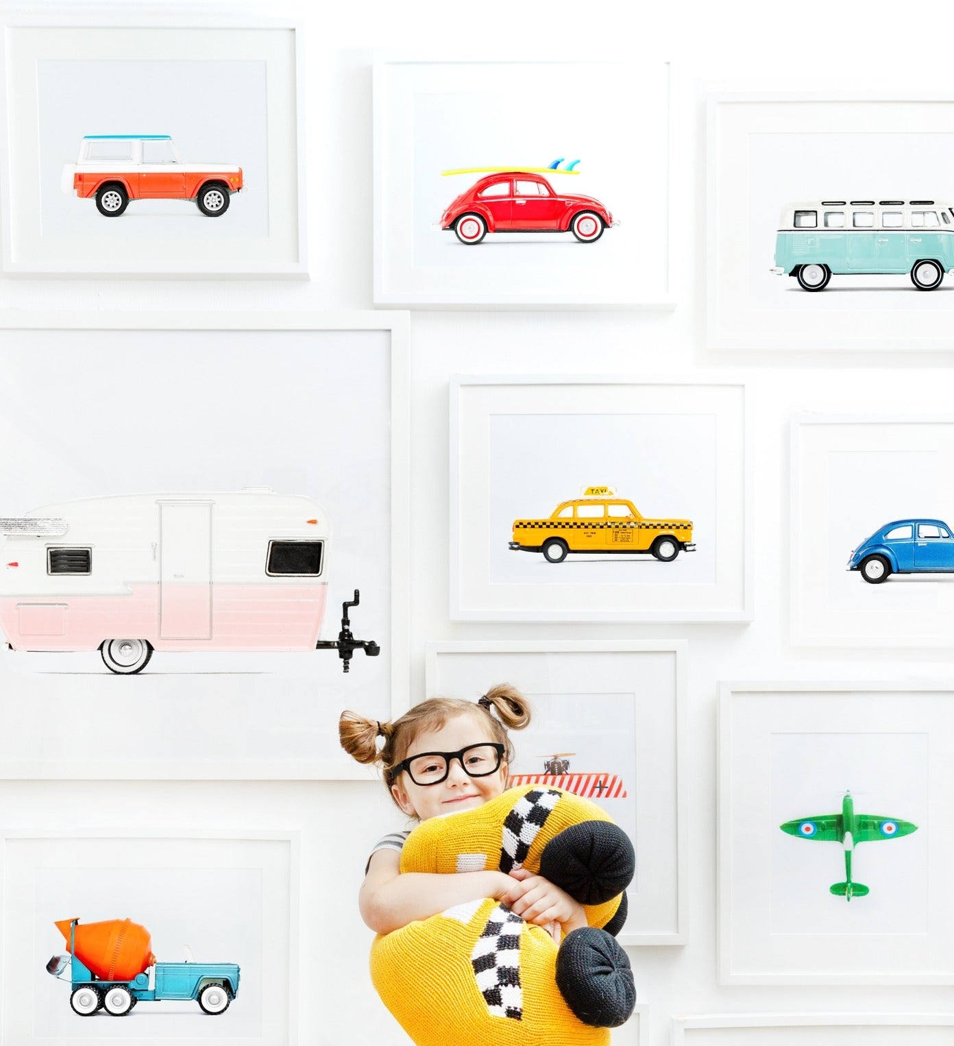 Taxi Plush Toy Large