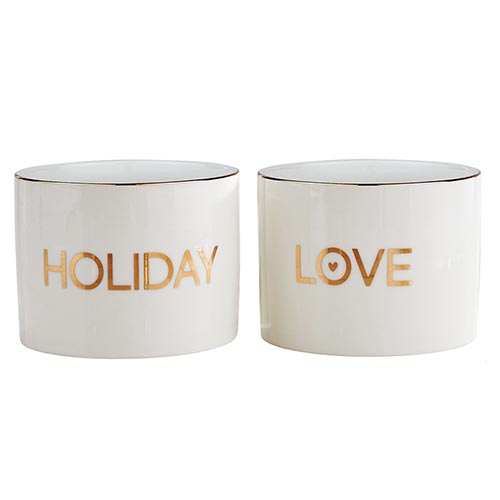 Holiday Love Dip Bowls Set