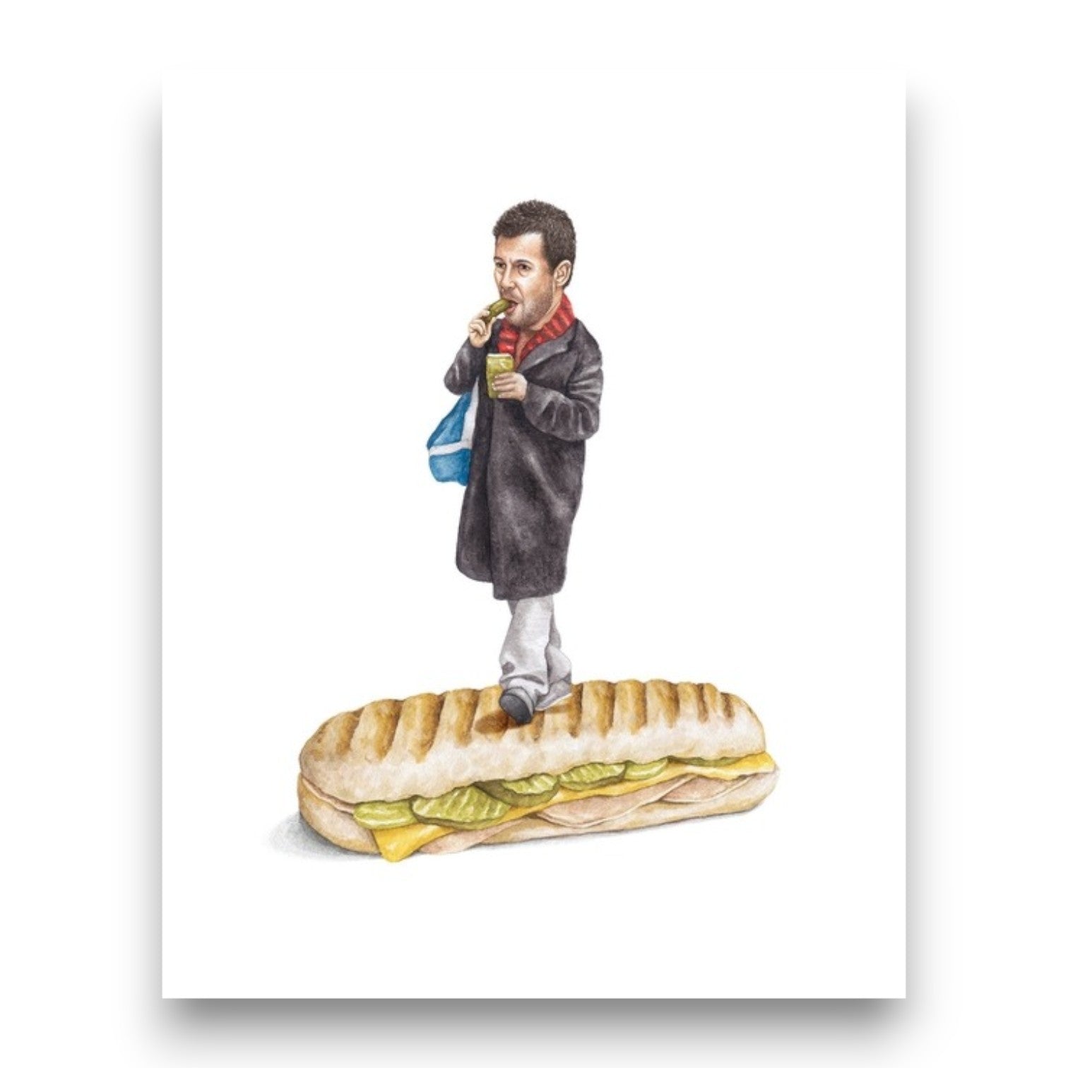 Adam Sandler On Print Sandwich