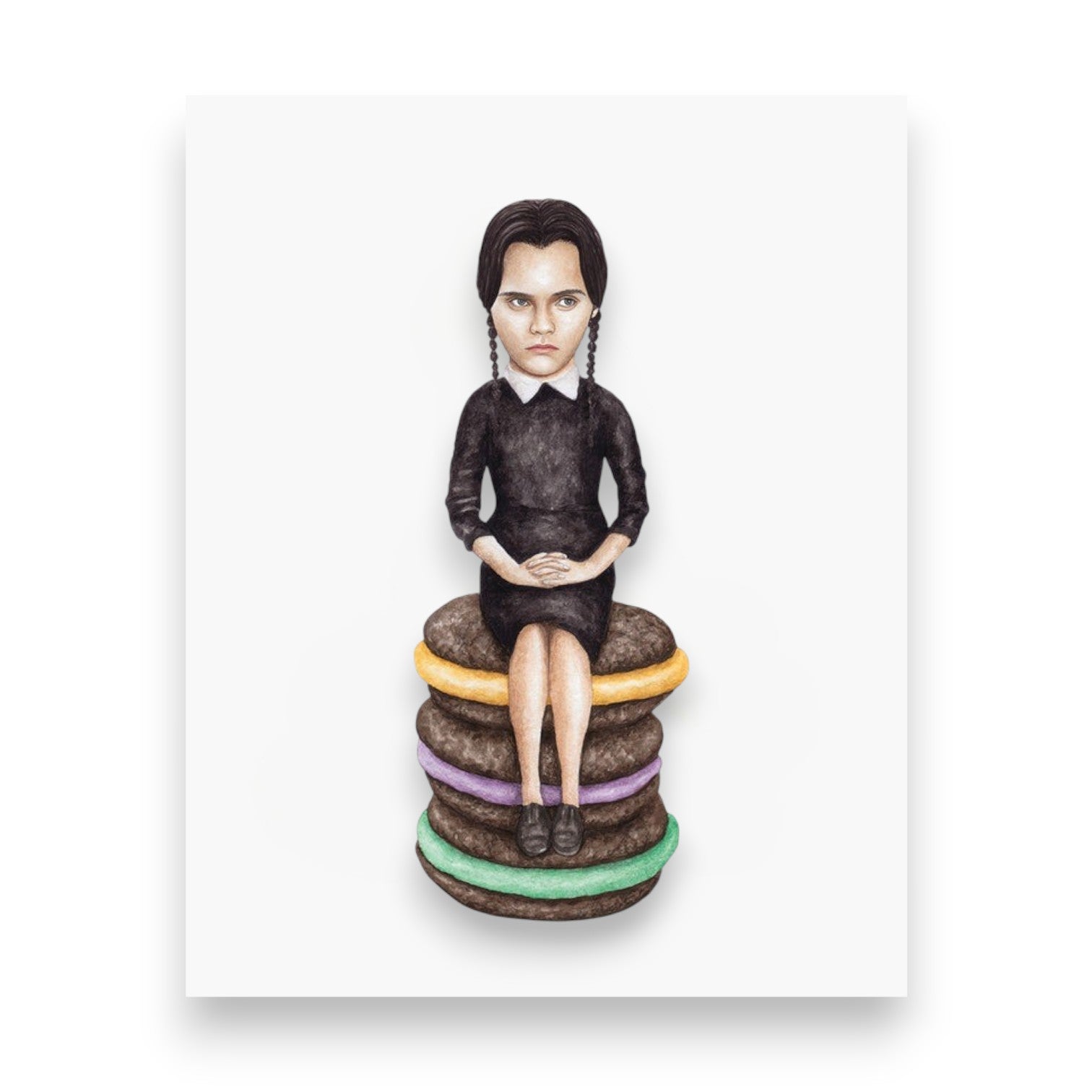 Wednesday Addams Sandwich Print