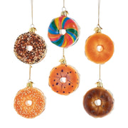 Bagel Glass Ornament