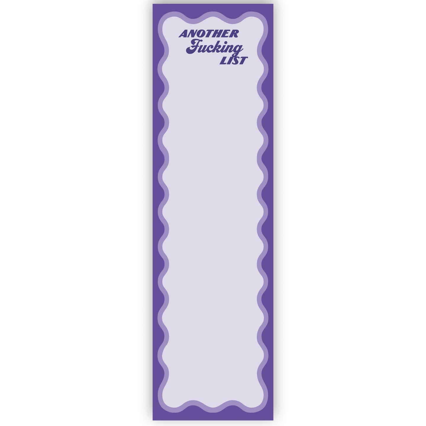 Another Fucking List Pad