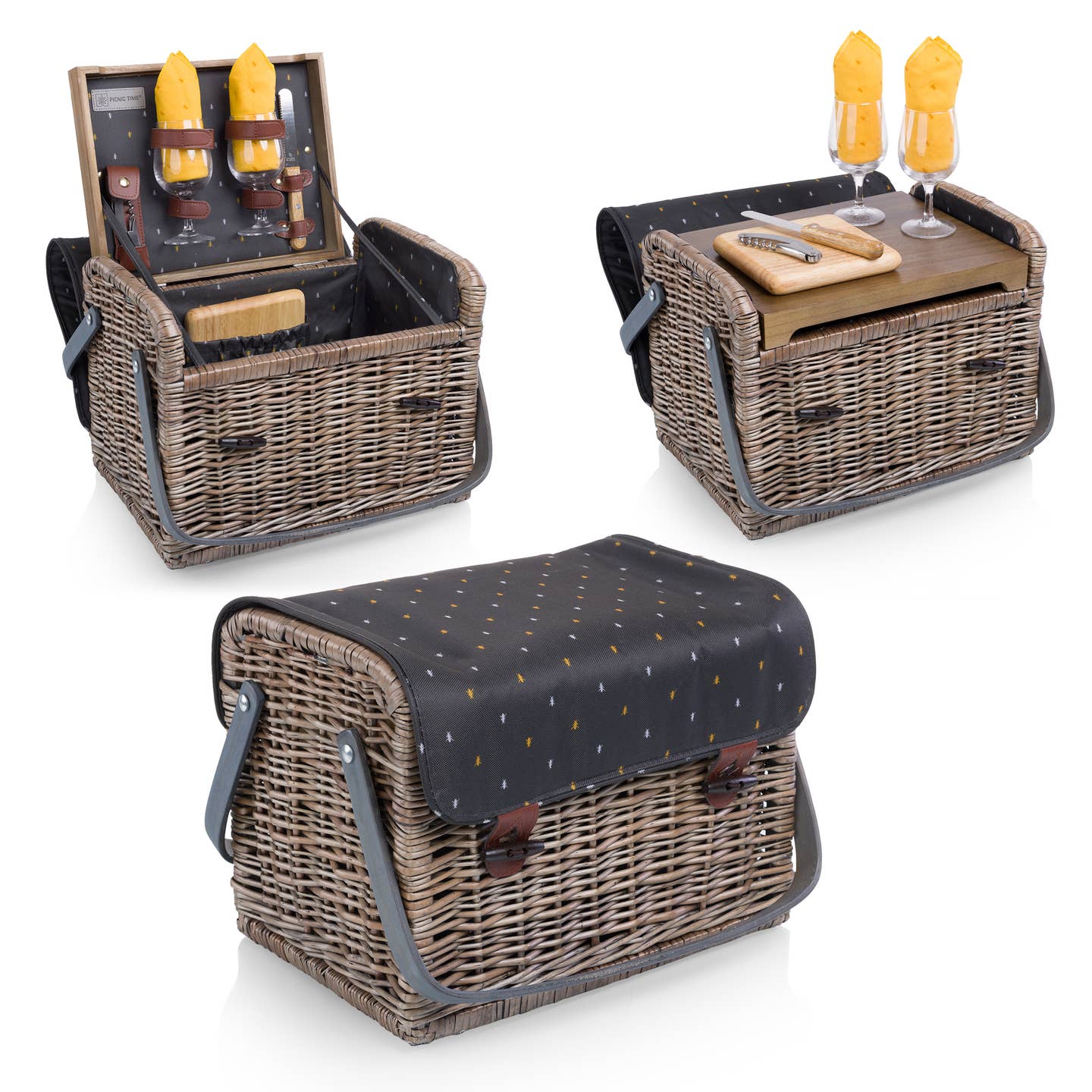 Wine And Cheese Picnic Basket