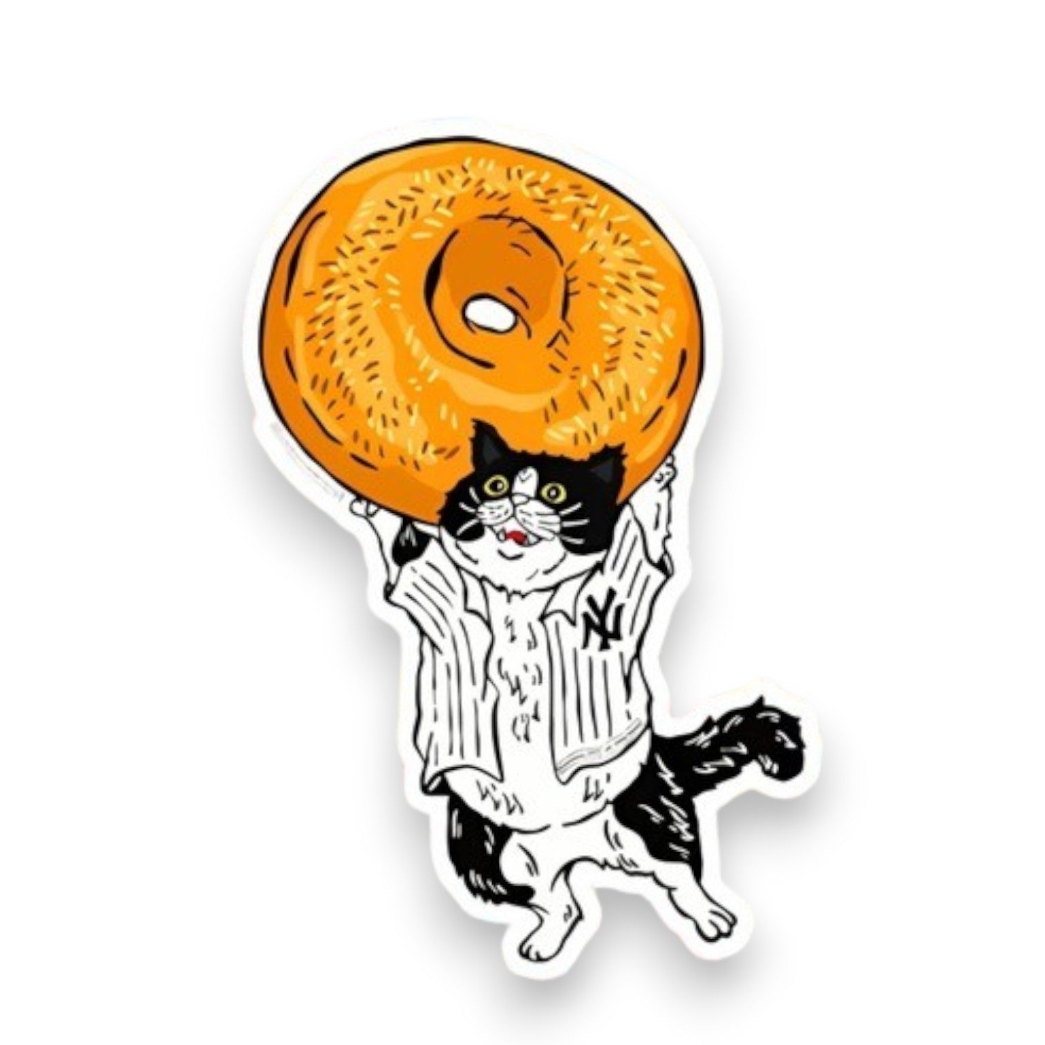 Bagel Cat Sticker