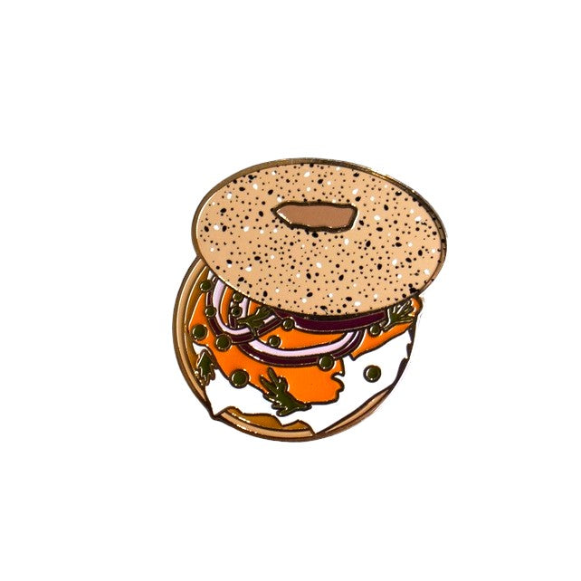 Bagel And Lox Pin