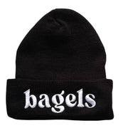 Bagels Black Beanie