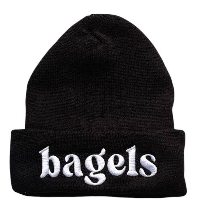 Bagels Black Beanie