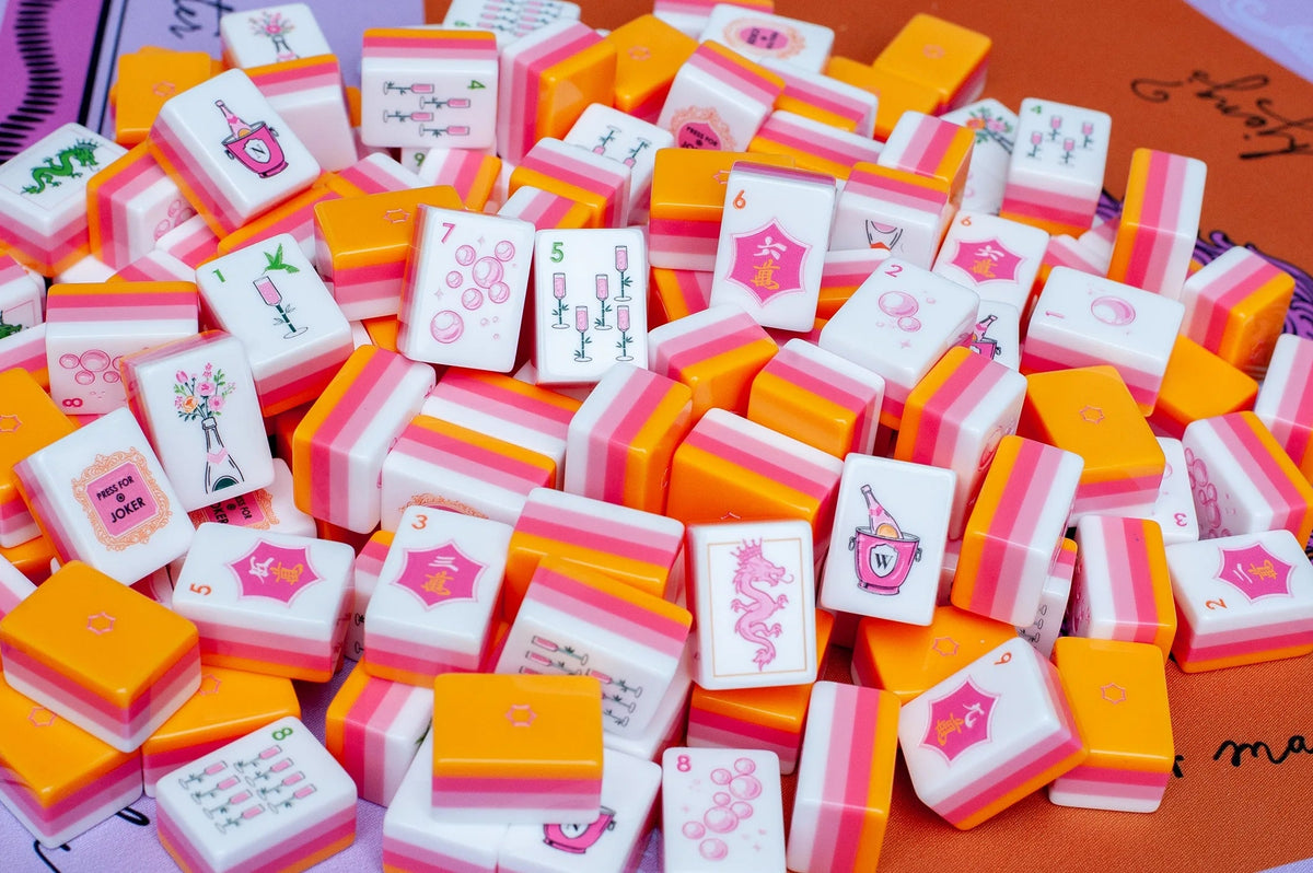 Bams And Bubbly Mahjong Tiles