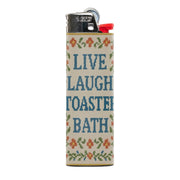 Live Laugh Toaster Bath Lighter