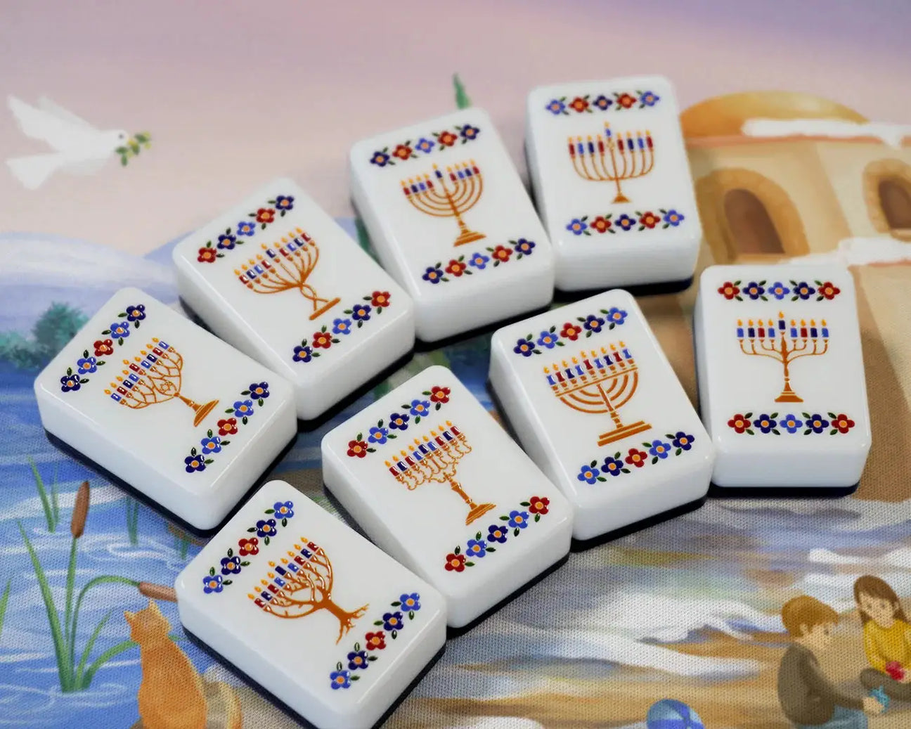 Chanukah Mahjong Set