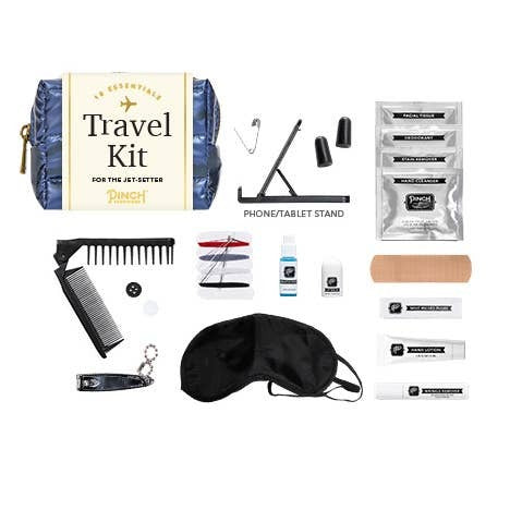 Travel Kit Puffer Navy Blue