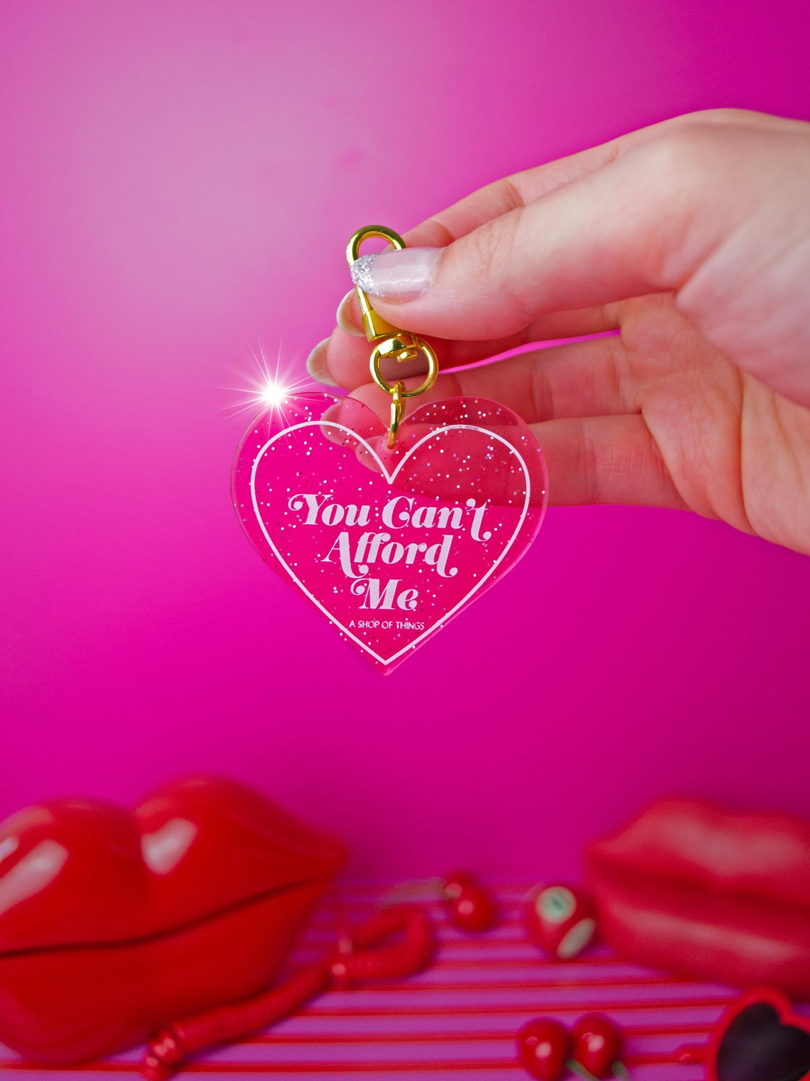 You Cant Afford Me Keychain