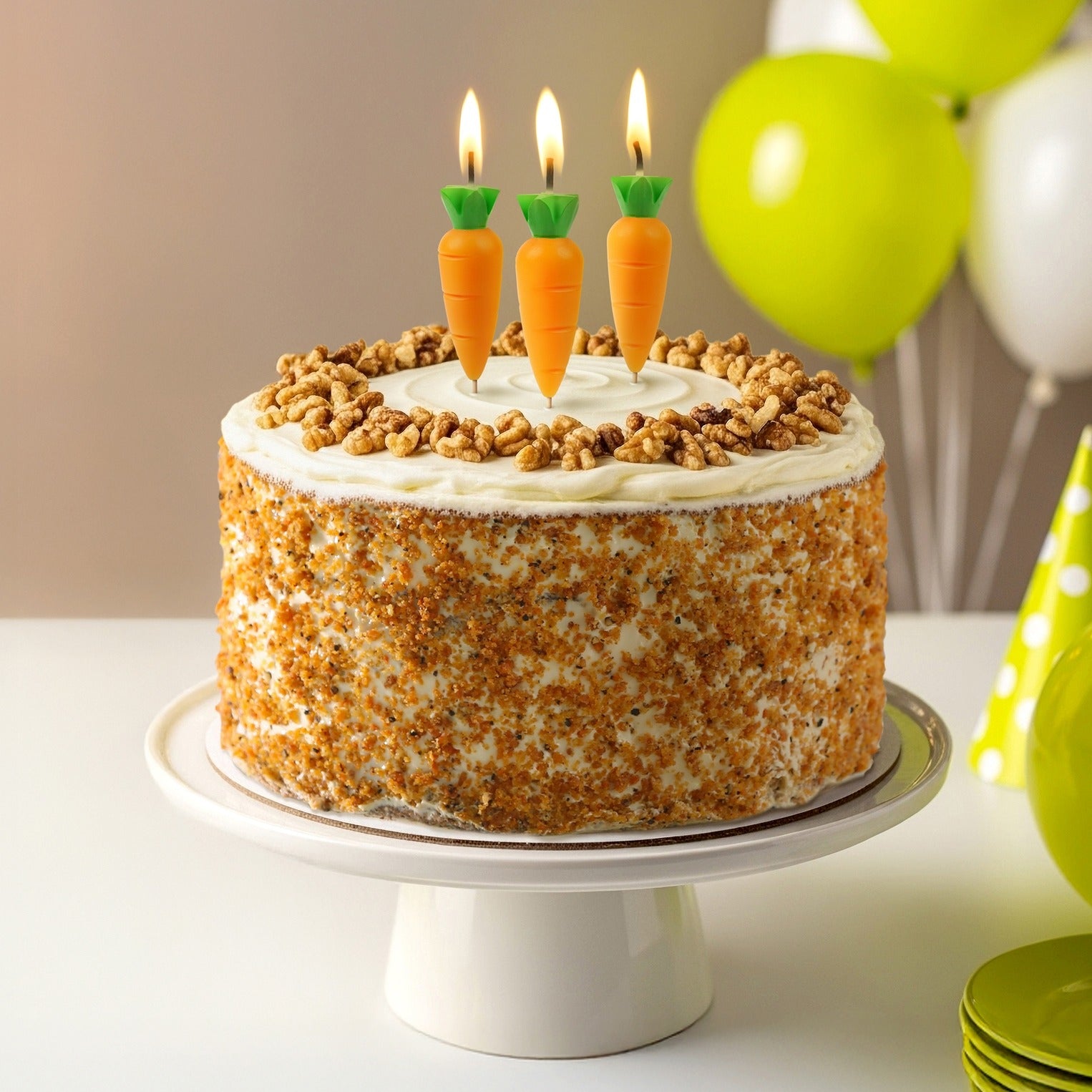 Carrot Birthday Candles