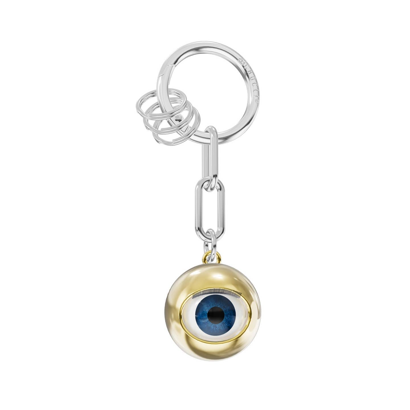 Doll Eye Metal Keychain