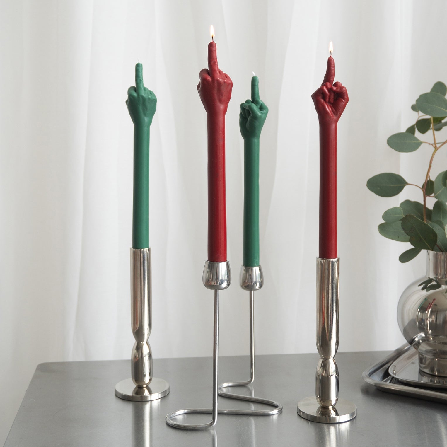 F You Red Taper Candle