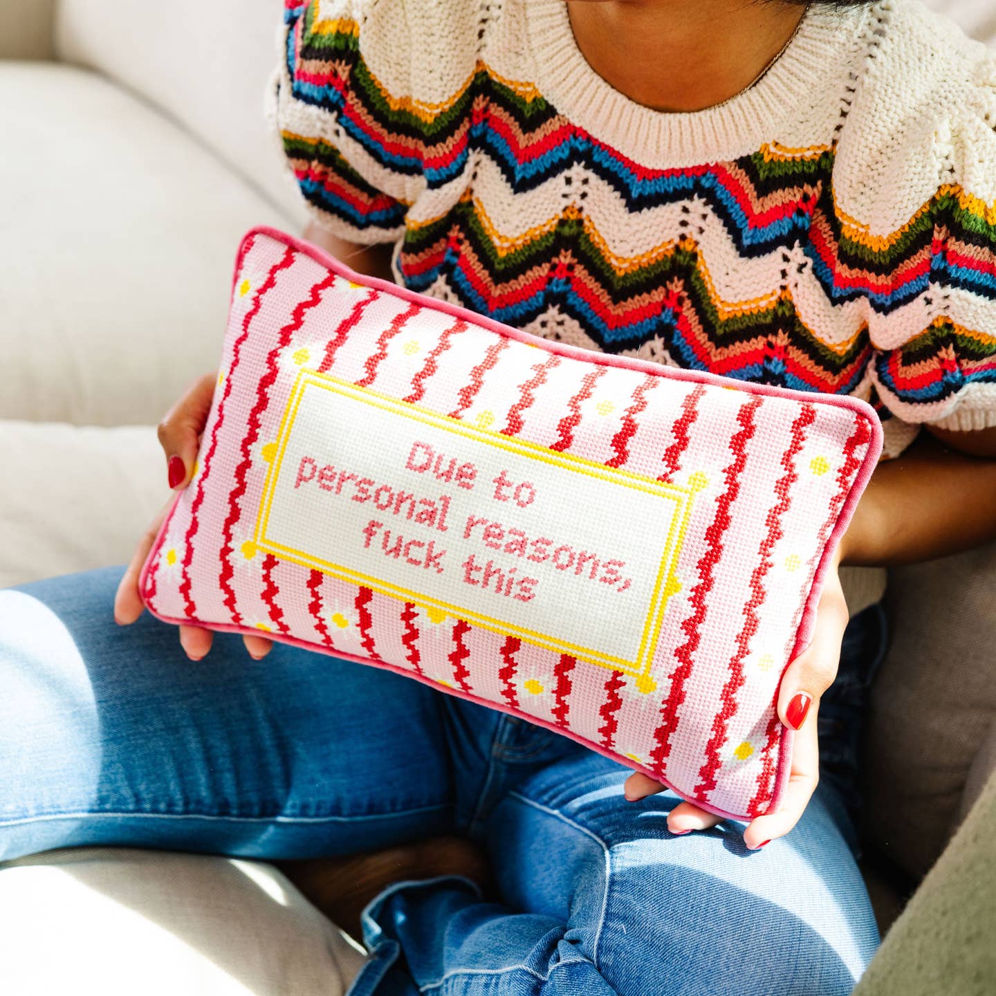 Personal Reasons Pillow
