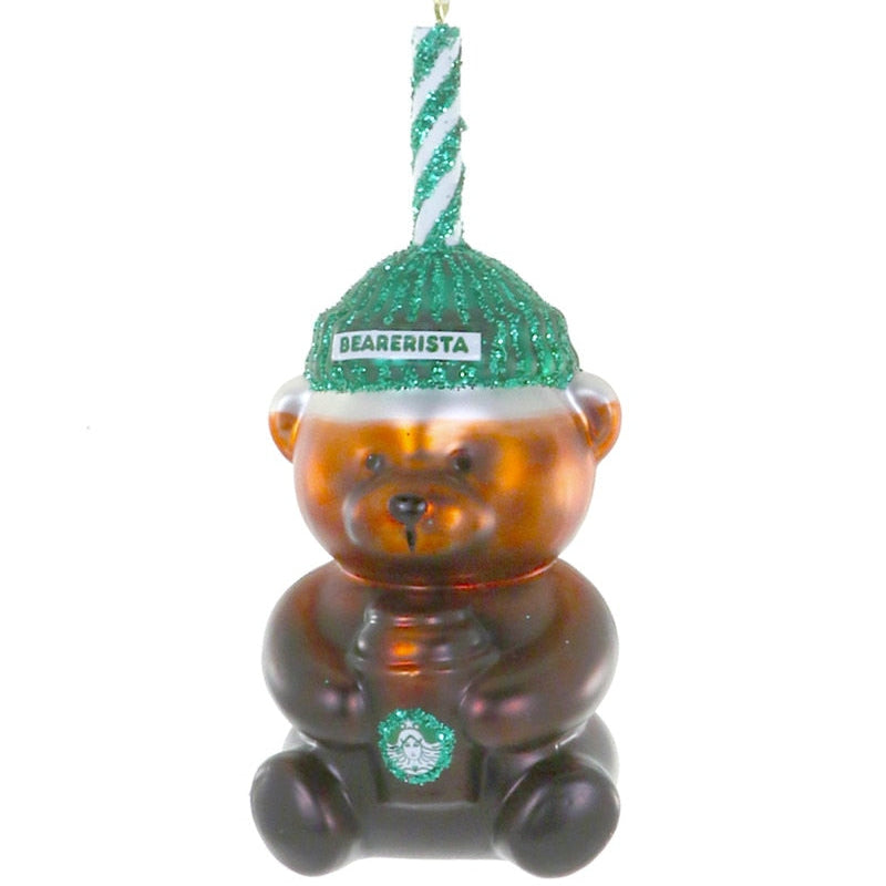Bear Coffee Ornament