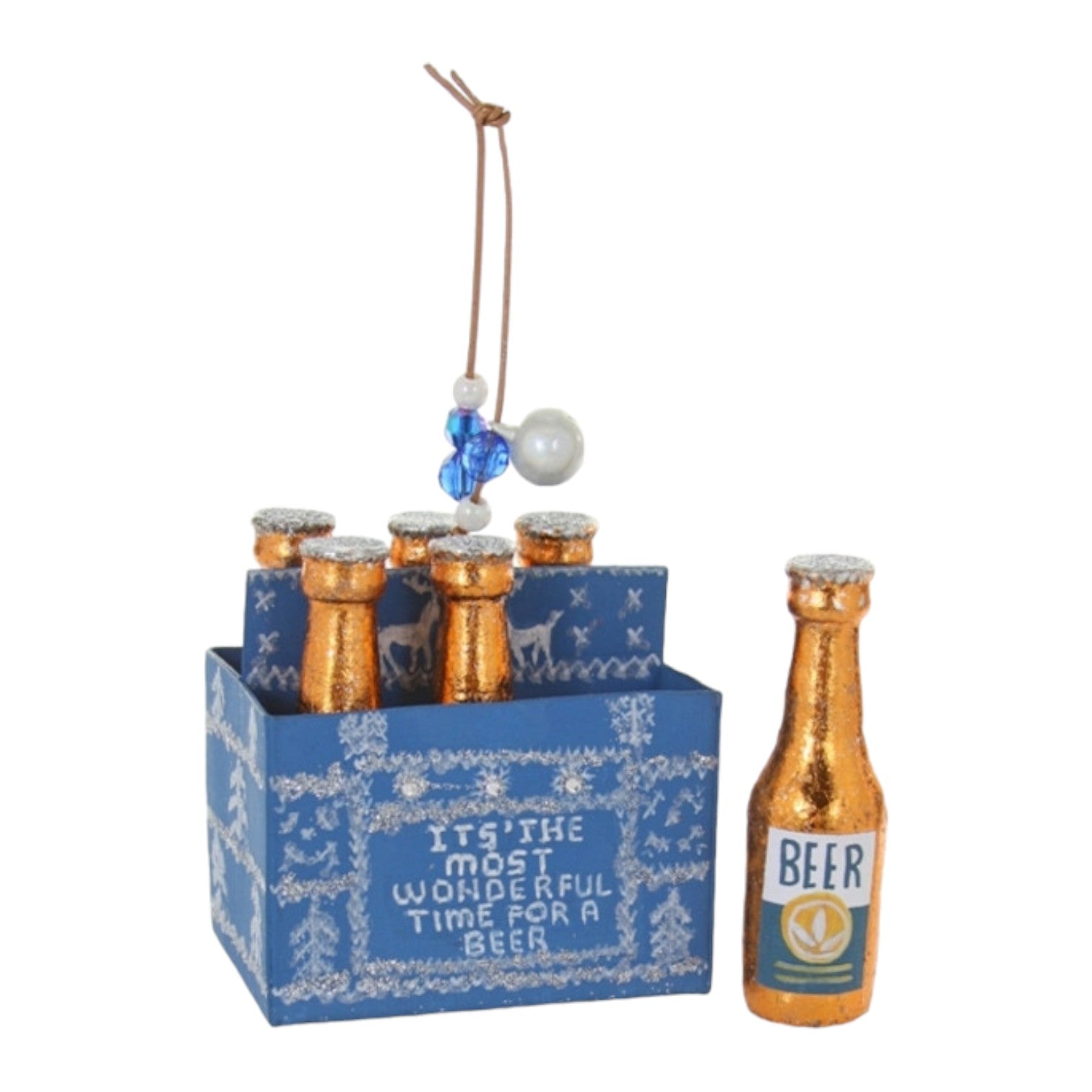 Beer Caddy Ornament
