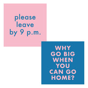 Why Go Big Double-Sided Napkins