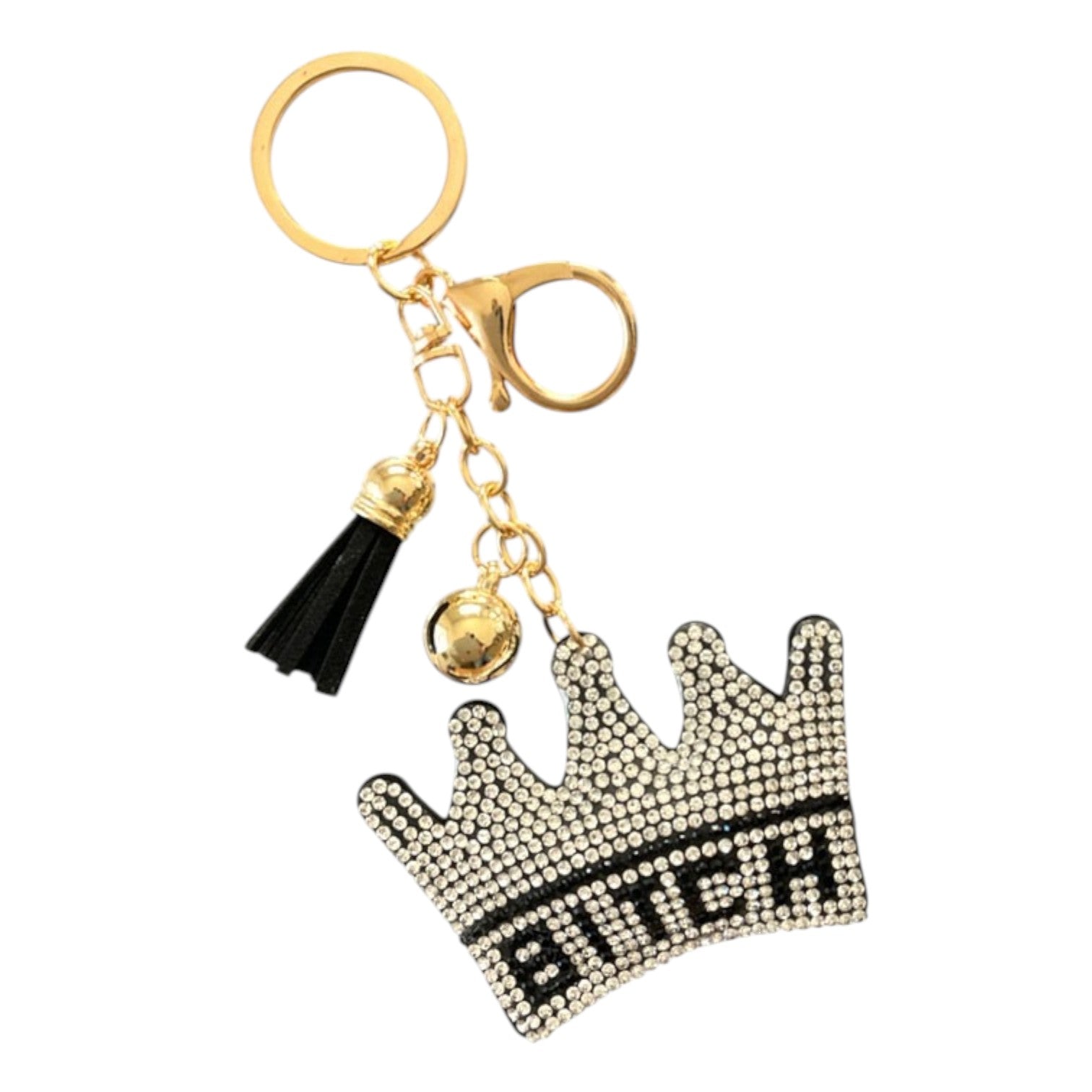 Rhinestone Crown Keychain