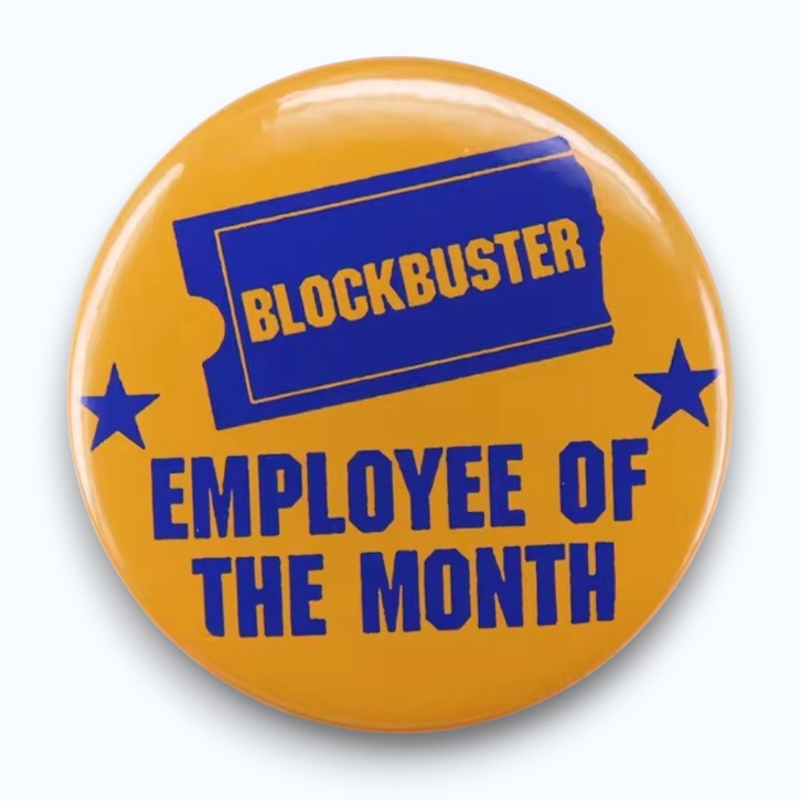 Employee Of The Month Round Pin
