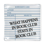 Book Club Glass Tray