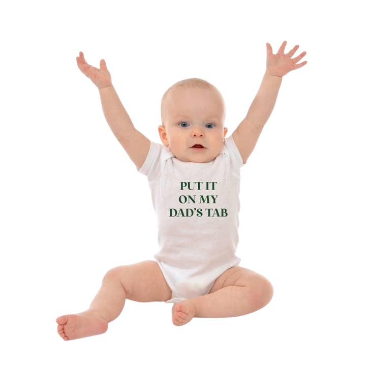Dad's Tab Onesie