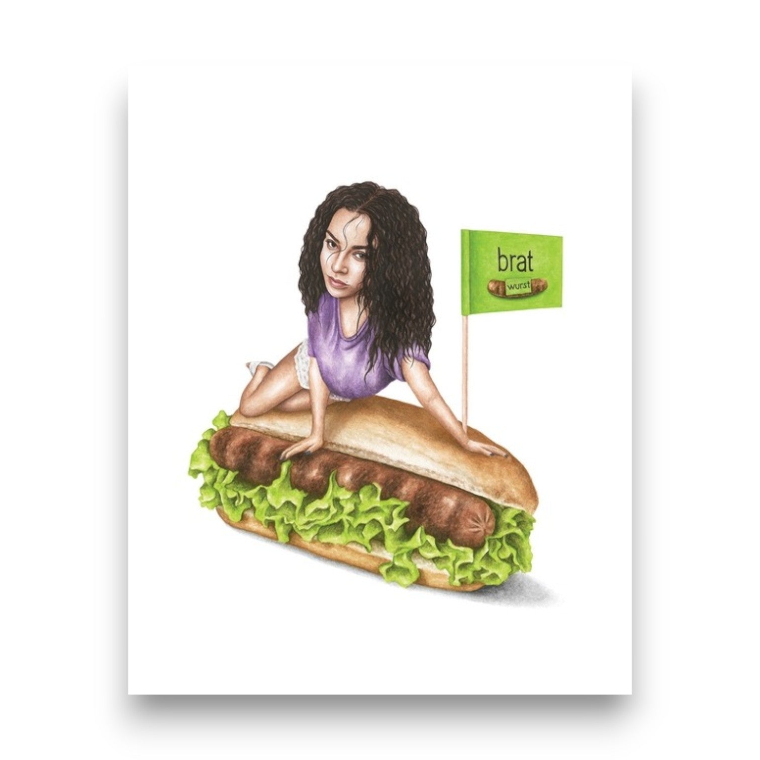 Charli XCX on Sandwich Print