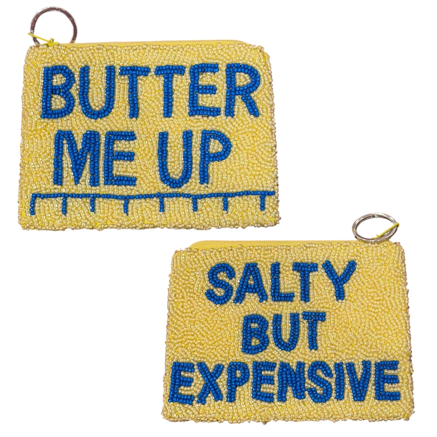Butter Me Up Beaded Coin Purse