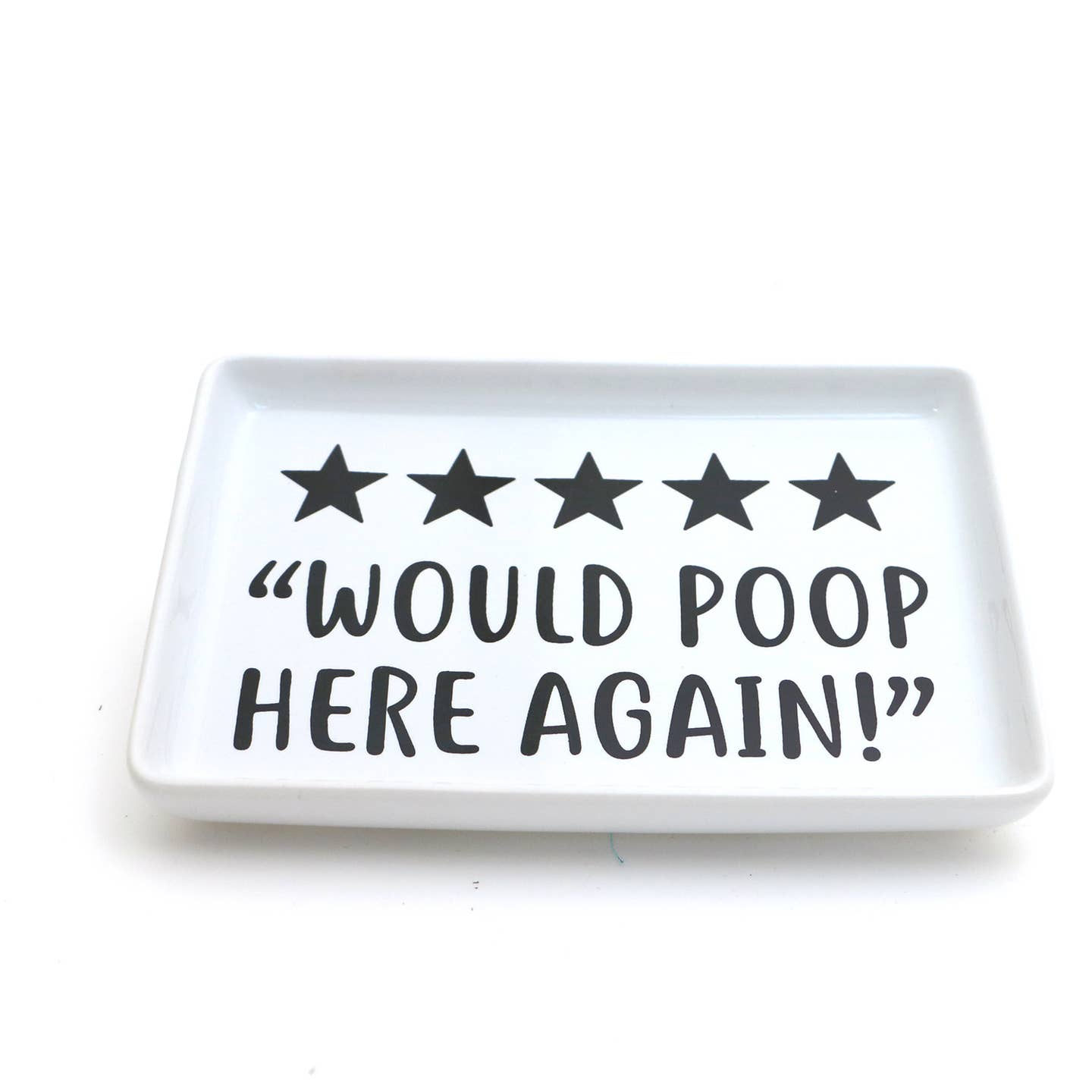 Would Poop Here Again Tray