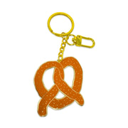 Pretzel Enamel Keychain