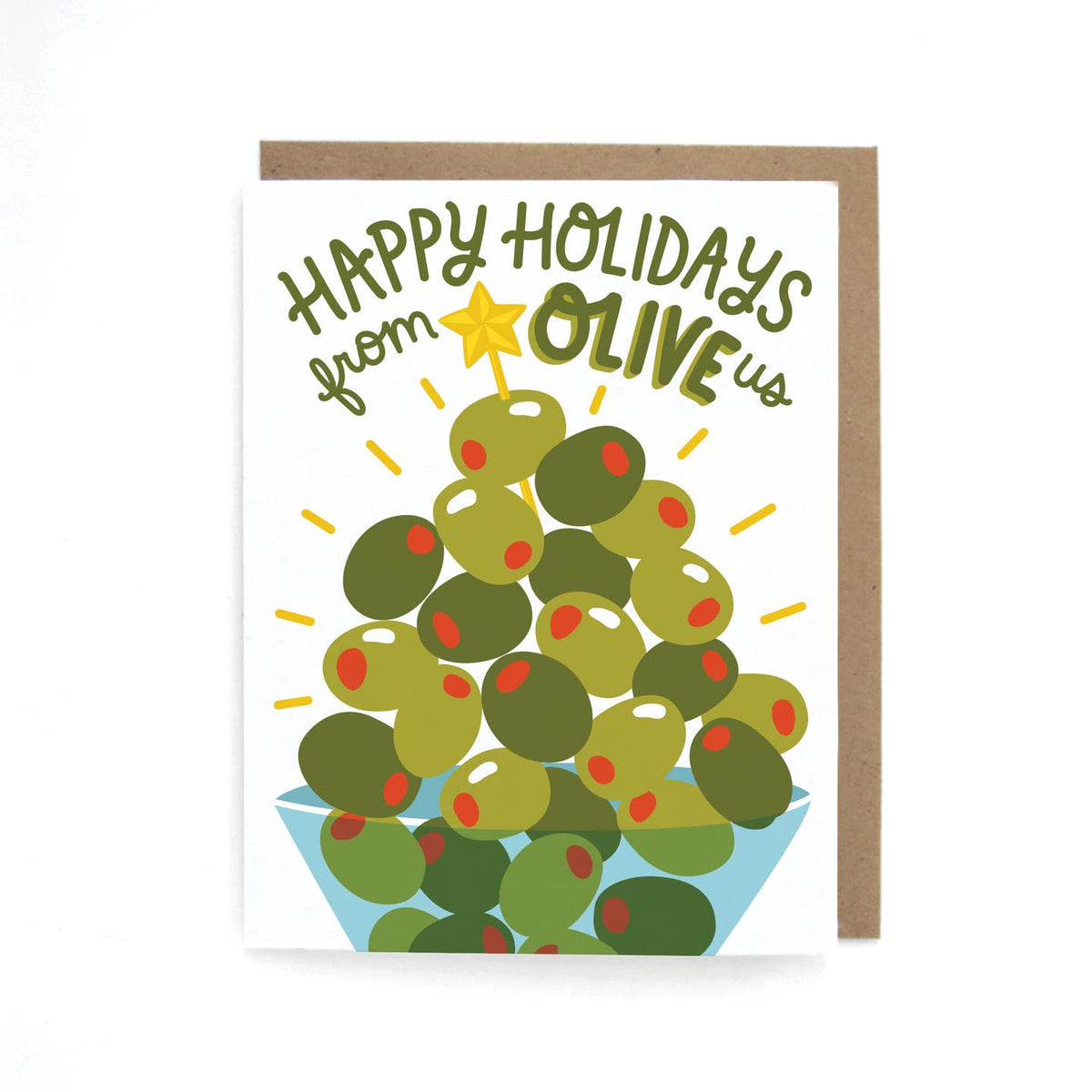 Happy Holidays From Olive Us Card Set