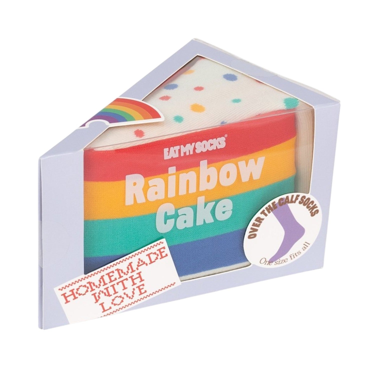 Rainbow Cake Socks