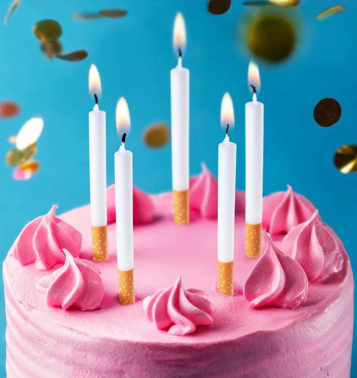 Cigarette Birthday Candles