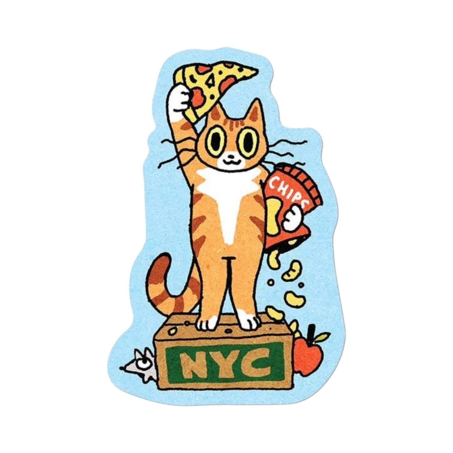 Art Sticker NYC Kitty