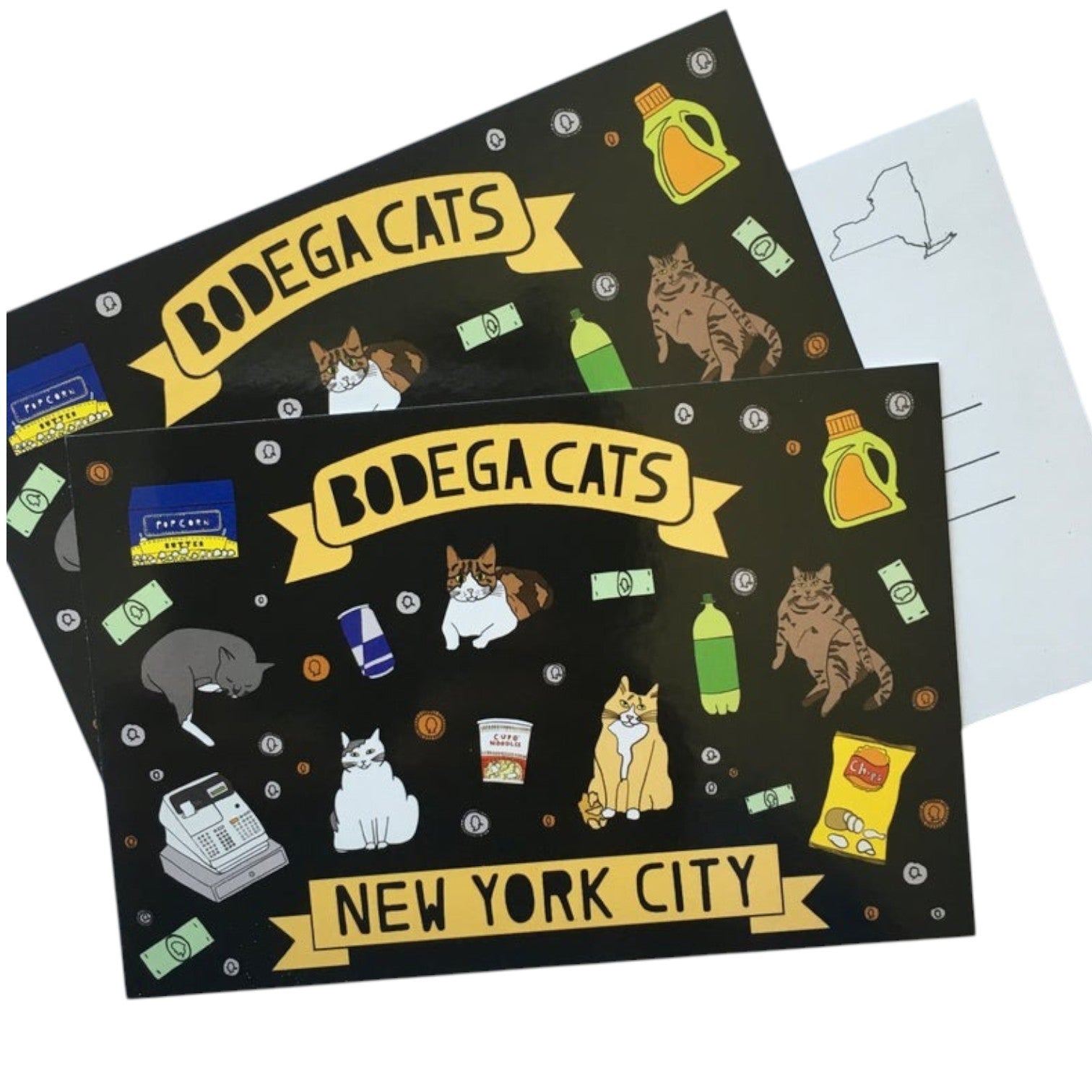 Bodega Cat NY Postcard